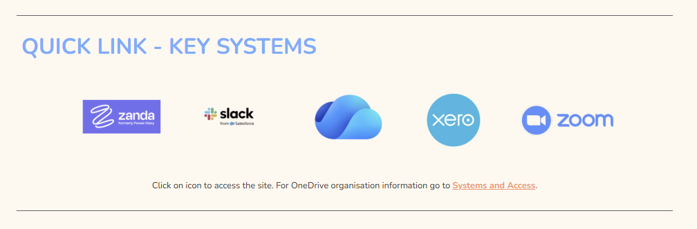 Quick Links & Systems Blast Off SP